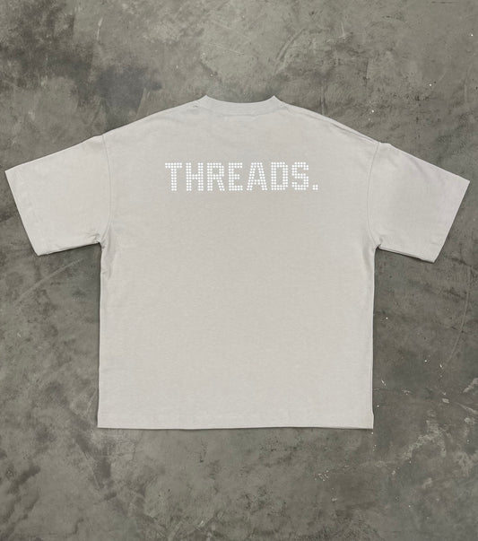 PEARL OVERSIZED HEAVYWEIGHT TEE STONE