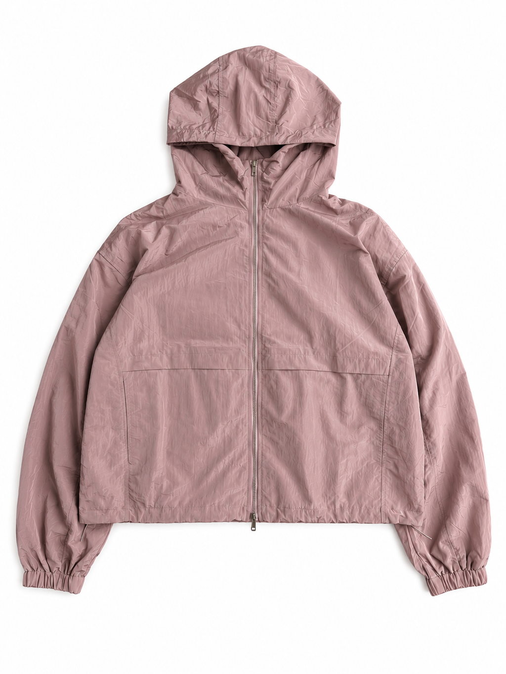 NYLON LIGHTWEIGHT WINDBREAKER - DUSTY PINK