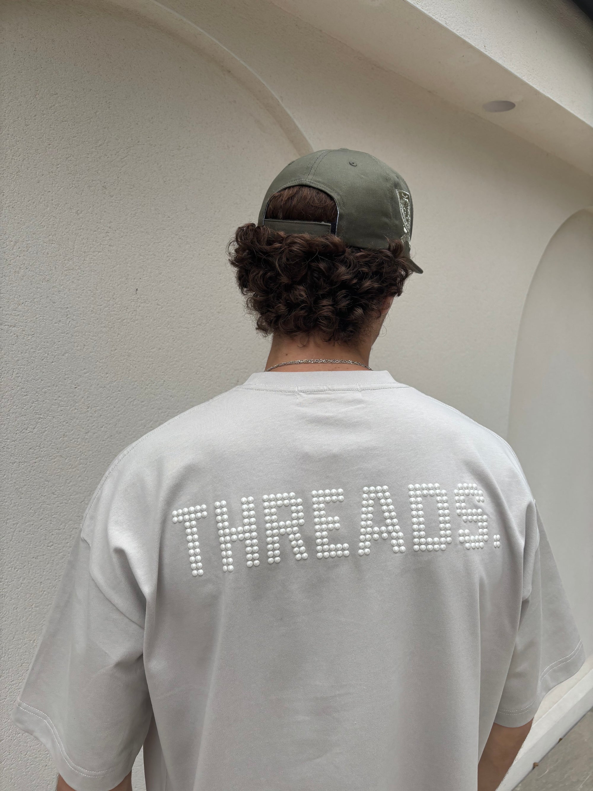 PEARL HEAVYWEIGHT TEE - STONE