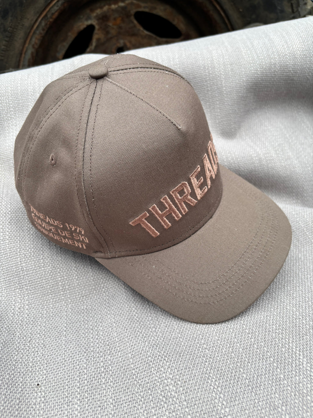 VARSITY LOGO CAP - DRIFTWOOD BROWN