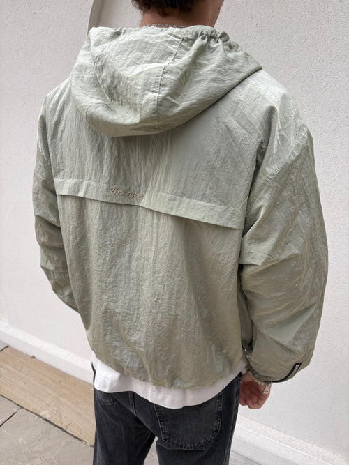 NLYON CROPPED WINDBREAKER - KHAKI