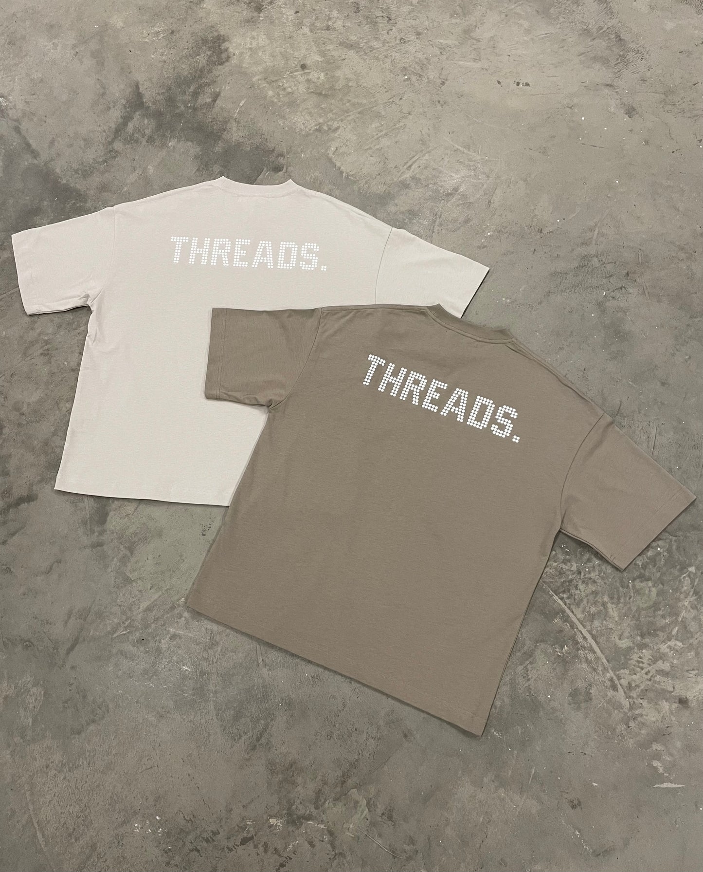 PEARL OVERSIZED HEAVYWEIGHT TEE TAUPE