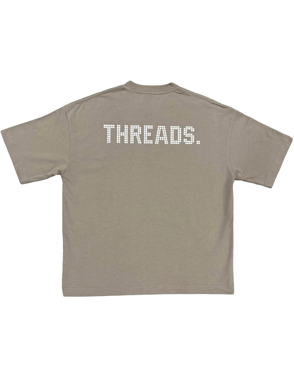 PEARL OVERSIZED TEE - TAUPE