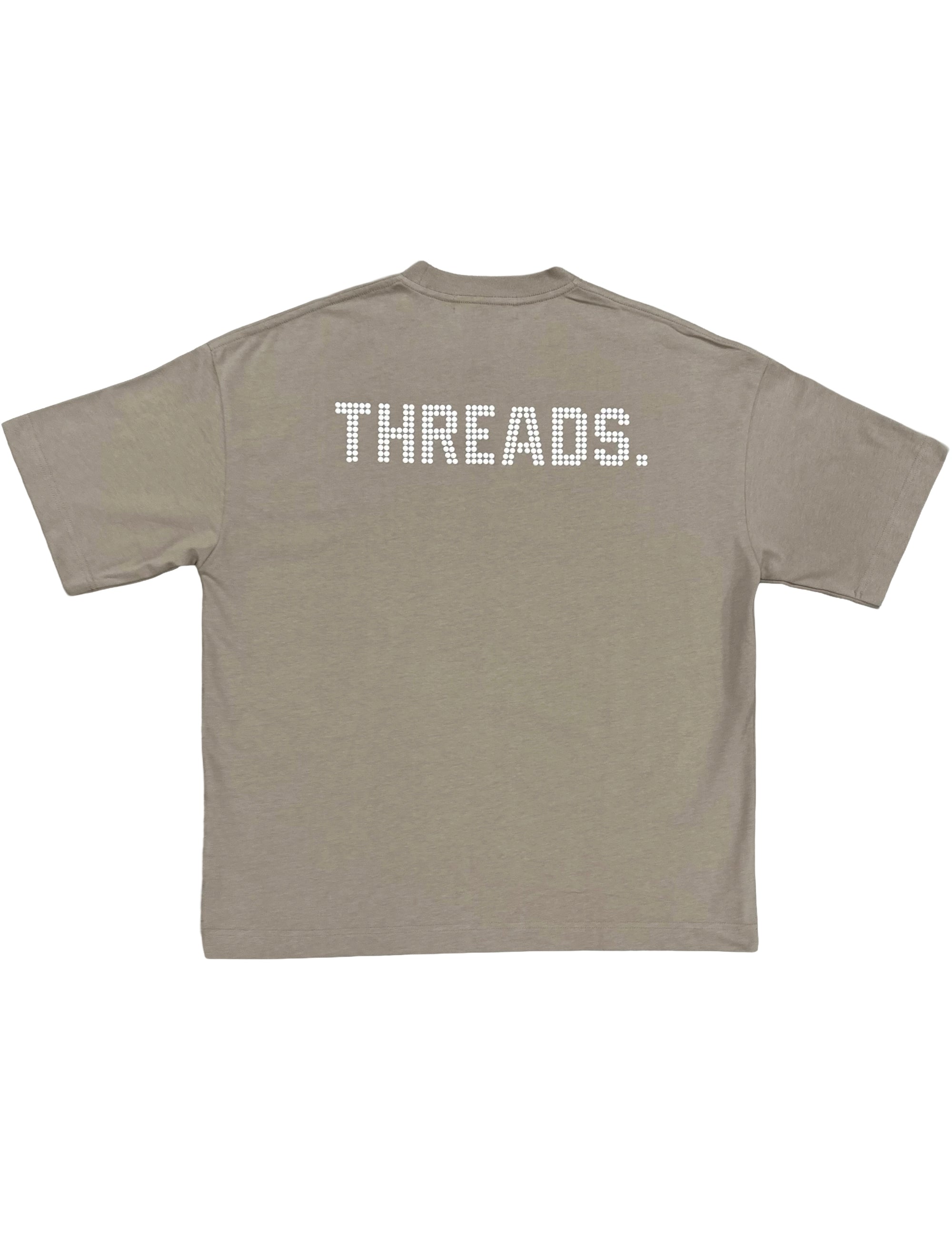 PEARL OVERSIZED TEE - TAUPE