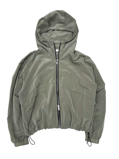 NLYON CROPPED WINDBREAKER - KHAKI