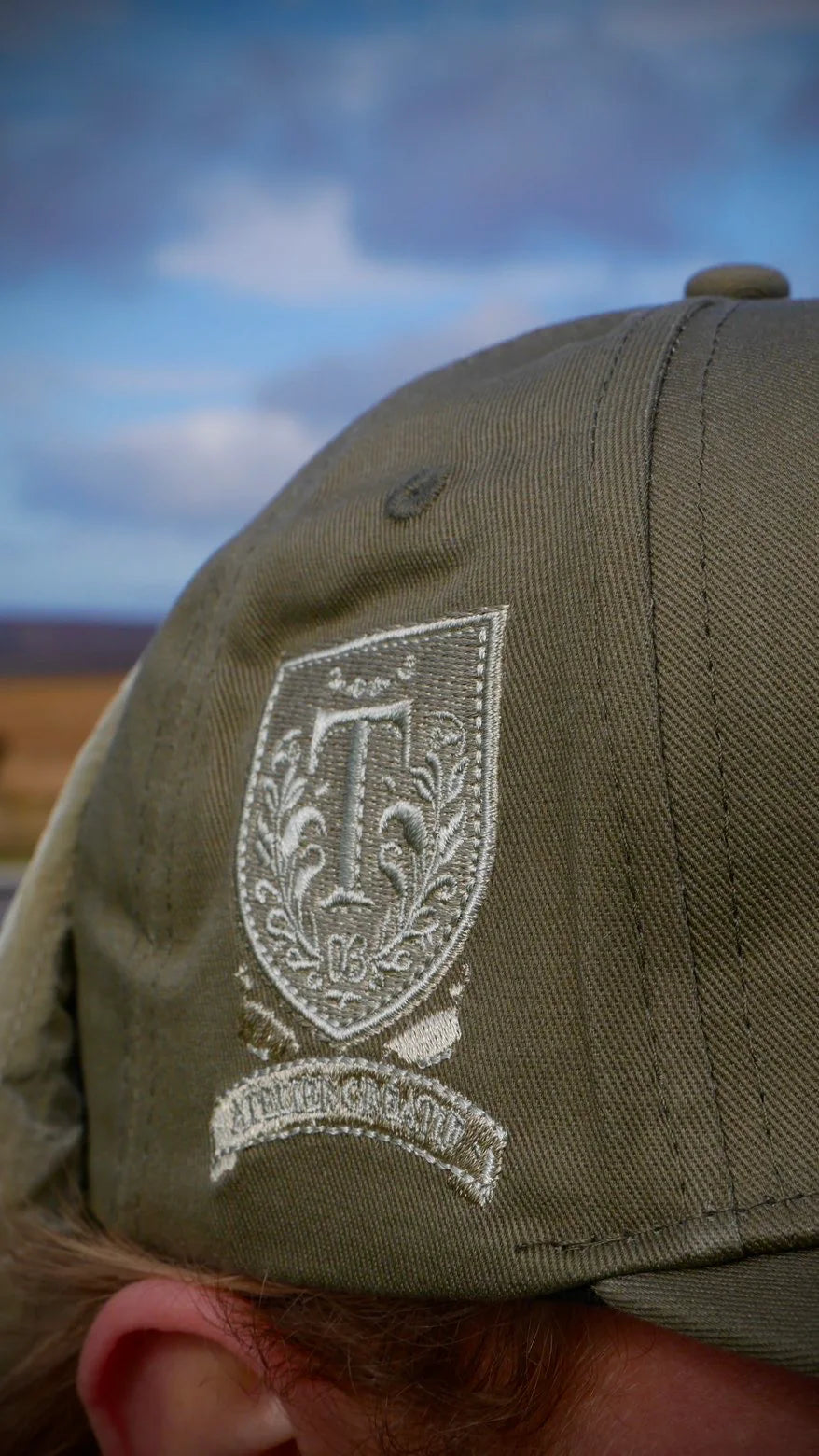 Threads Collective embroidered cap detail